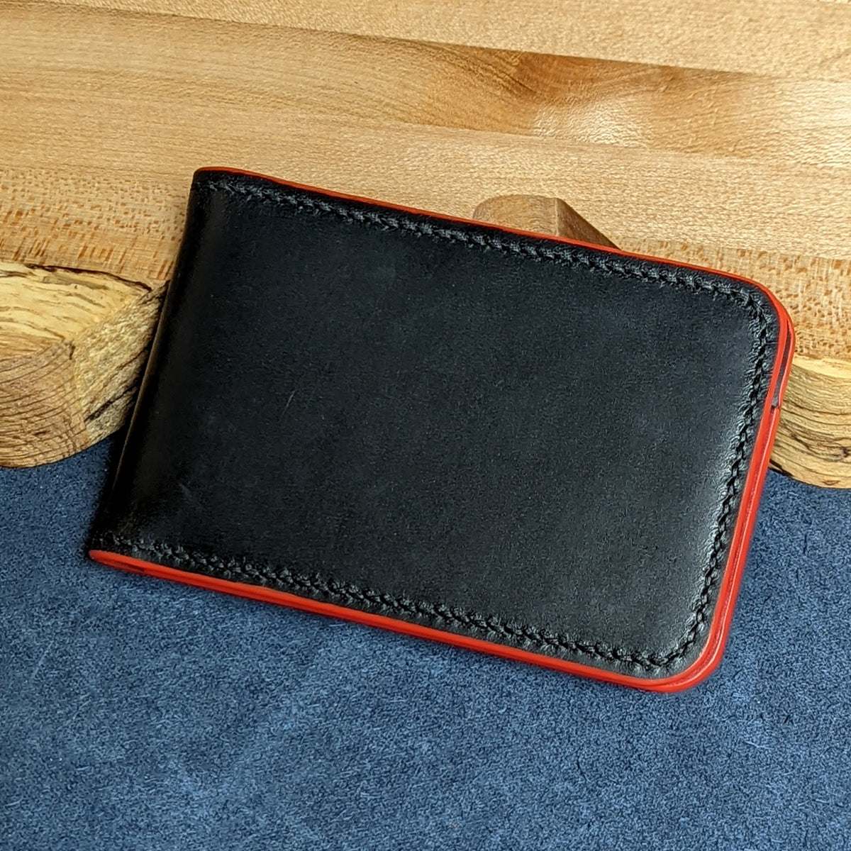 M3 Minimalist Wallet - Black/Red